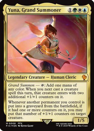 Yuna, Grand Summoner [Commander: FINAL FANTASY] Foil