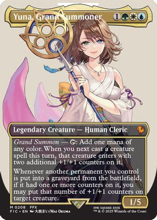 Yuna, Grand Summoner (Borderless) [Commander: FINAL FANTASY]
