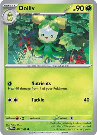 Dolliv (22) [SV10: Destined Rivals] Reverse Holofoil