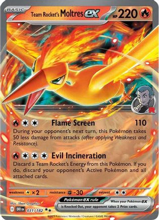 Team Rocket's Moltres ex (31) [SV10: Destined Rivals] Holofoil