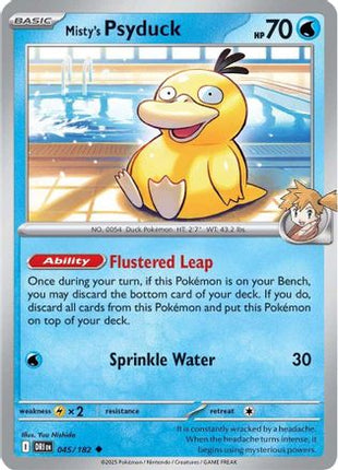 Misty's Psyduck (45) [SV10: Destined Rivals] Reverse Holofoil