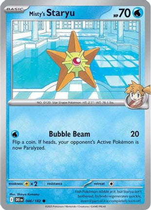 Misty's Staryu (46) [SV10: Destined Rivals] Reverse Holofoil