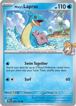 Misty's Lapras (50) [SV10: Destined Rivals] Reverse Holofoil