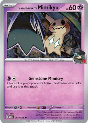 Team Rocket's Mimikyu (87) [SV10: Destined Rivals]