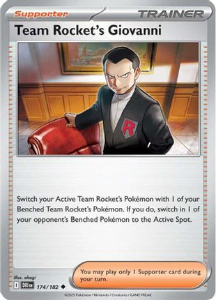 Team Rocket's Giovanni (174) [SV10: Destined Rivals] Reverse Holofoil