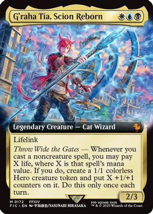 G'raha Tia, Scion Reborn (Extended Art) [Commander: FINAL FANTASY] Foil