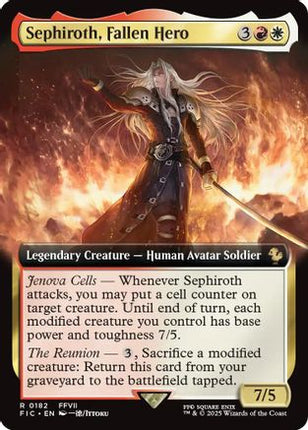 Sephiroth, Fallen Hero (Extended Art) [Commander: FINAL FANTASY]