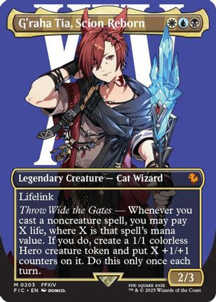 G'raha Tia, Scion Reborn (Borderless) [Commander: FINAL FANTASY]