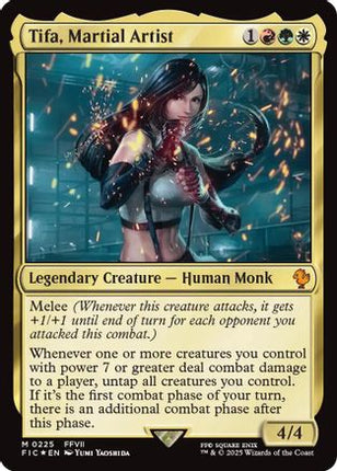 Tifa, Martial Artist (Surge Foil) [Commander: FINAL FANTASY] Foil