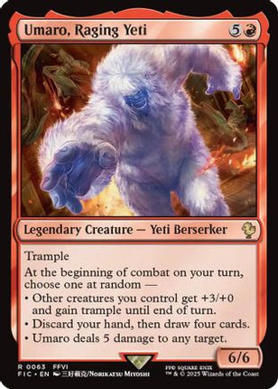 Umaro, Raging Yeti [Commander: FINAL FANTASY]
