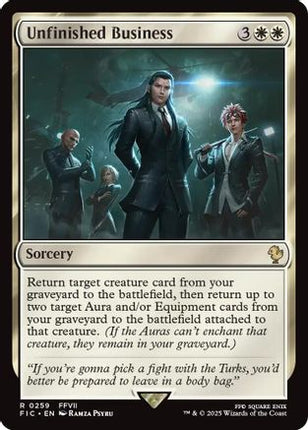 Unfinished Business [Commander: FINAL FANTASY]