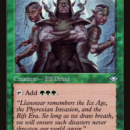 Llanowar Tribe (Retro) [Modern Horizons 1 Timeshifts]