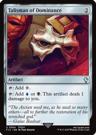 Talisman of Dominance [Commander: FINAL FANTASY]