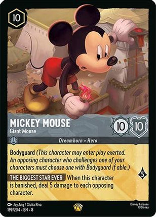 Mickey Mouse - Giant Mouse (199/204) - Reign of Jafar