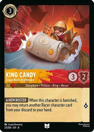 King Candy - Sugar Rush Nightmare (23/204) - Reign of Jafar Cold Foil