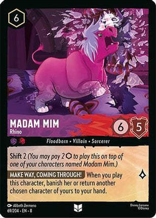 Madam Mim - Rhino (69/204) - Reign of Jafar