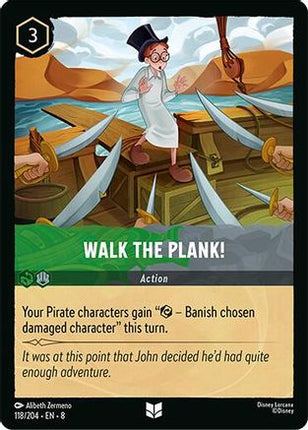 Walk the Plank (118/204) - Reign of Jafar Cold Foil