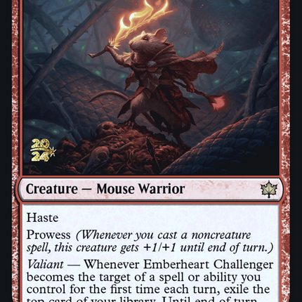 Emberheart Challenger [Bloomburrow Promos] Prerelease Foil