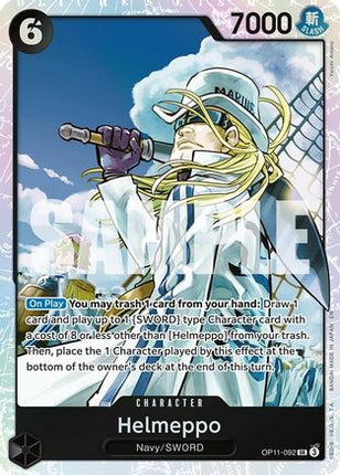 Helmeppo (OP11-092) - A Fist of Divine Speed Foil