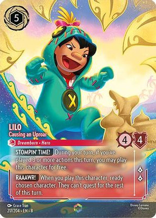Lilo - Causing an Uproar (Enchanted) (217/204) - Reign of Jafar Holofoil