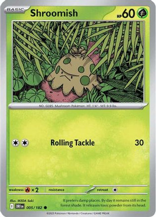 Shroomish (5) [SV10: Destined Rivals] Reverse Holofoil