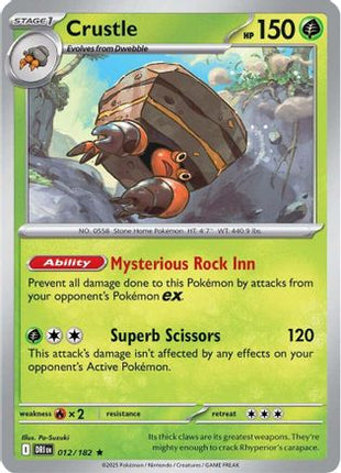 Crustle - 012/182 (12) [SV10: Destined Rivals] Reverse Holofoil