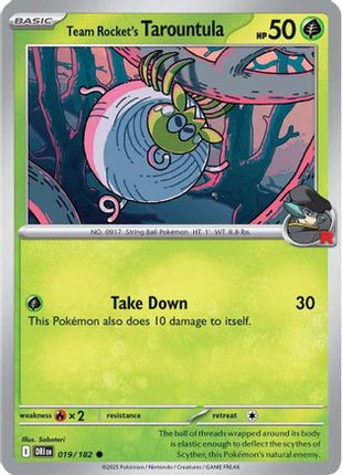 Team Rocket's Tarountula (19) [SV10: Destined Rivals]
