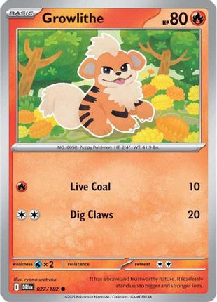 Growlithe (27) [SV10: Destined Rivals]