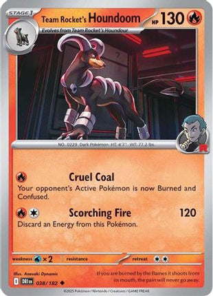 Team Rocket's Houndoom - 038/182 (38) [SV10: Destined Rivals]