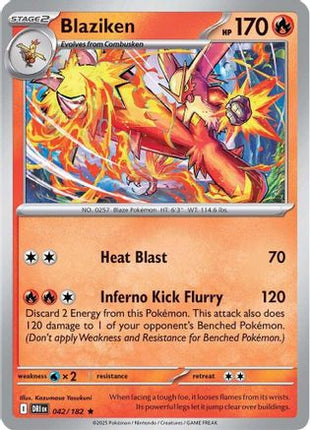 Blaziken - 042/182 (42) [SV10: Destined Rivals] Holofoil