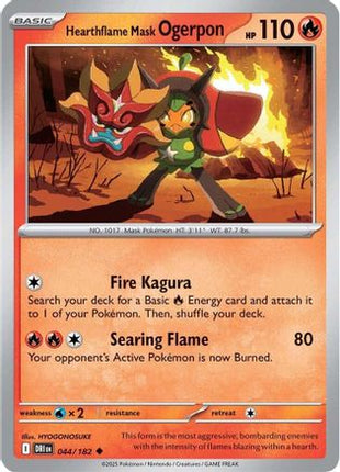 Hearthflame Mask Ogerpon (44) [SV10: Destined Rivals]