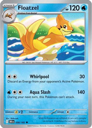 Floatzel (58) [SV10: Destined Rivals]