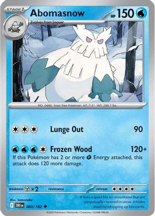 Abomasnow (60) [SV10: Destined Rivals]