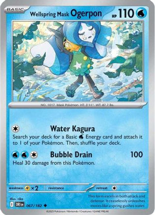 Wellspring Mask Ogerpon (67) [SV10: Destined Rivals] Reverse Holofoil