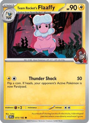 Team Rocket's Flaaffy (73) [SV10: Destined Rivals]
