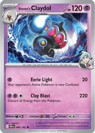 Steven's Claydol (84) [SV10: Destined Rivals] Reverse Holofoil