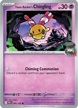 Team Rocket's Chingling (85) [SV10: Destined Rivals] Reverse Holofoil