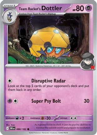 Team Rocket's Dottler (88) [SV10: Destined Rivals] Reverse Holofoil