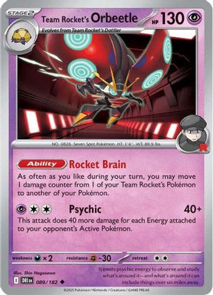 Team Rocket's Orbeetle - 089/182 (89) [SV10: Destined Rivals]