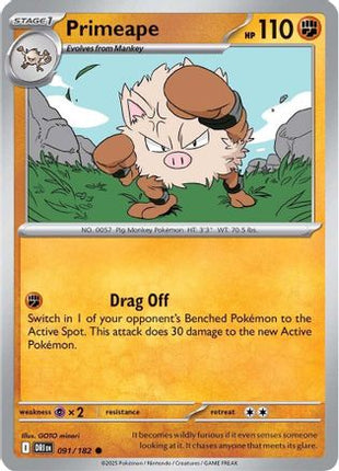 Primeape (91) [SV10: Destined Rivals]