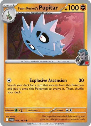 Team Rocket's Pupitar (95) [SV10: Destined Rivals]