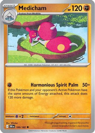 Medicham (100) [SV10: Destined Rivals] Reverse Holofoil