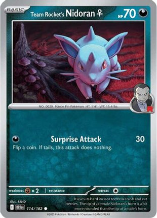 Team Rocket's Nidoran (Female) (114) [SV10: Destined Rivals]