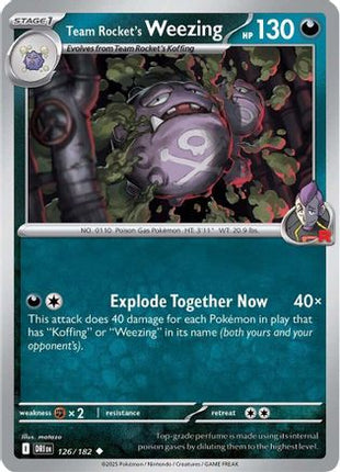 Team Rocket's Weezing - 126/182 (126) [SV10: Destined Rivals]