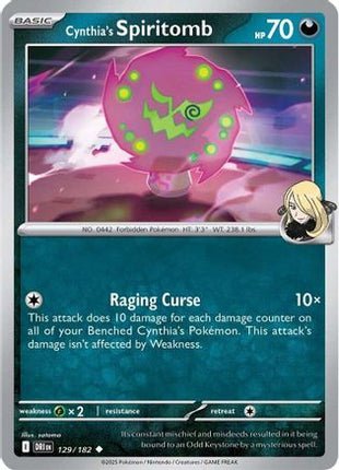 Cynthia's Spiritomb (129) [SV10: Destined Rivals] Reverse Holofoil