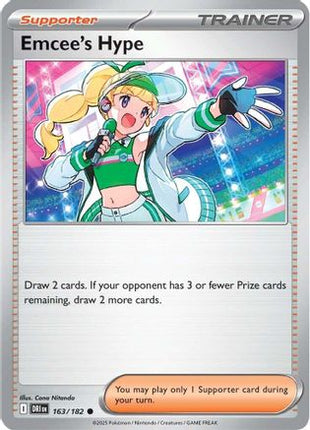 Emcee's Hype - 163/182 (163) [SV10: Destined Rivals] Reverse Holofoil