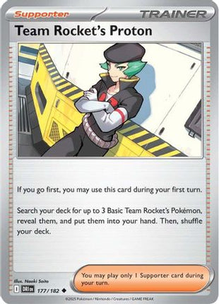 Team Rocket's Proton - 177/182 (177) [SV10: Destined Rivals] Reverse Holofoil
