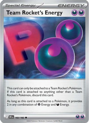 Team Rocket's Energy (182) [SV10: Destined Rivals]