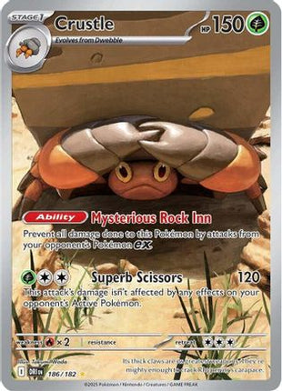 Crustle - 186/182 (186) [SV10: Destined Rivals] Holofoil