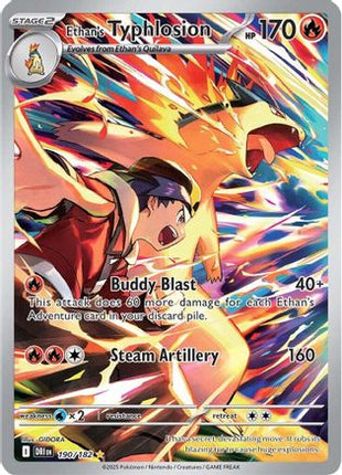 Ethan's Typhlosion - 190/182 (190) [SV10: Destined Rivals] Holofoil